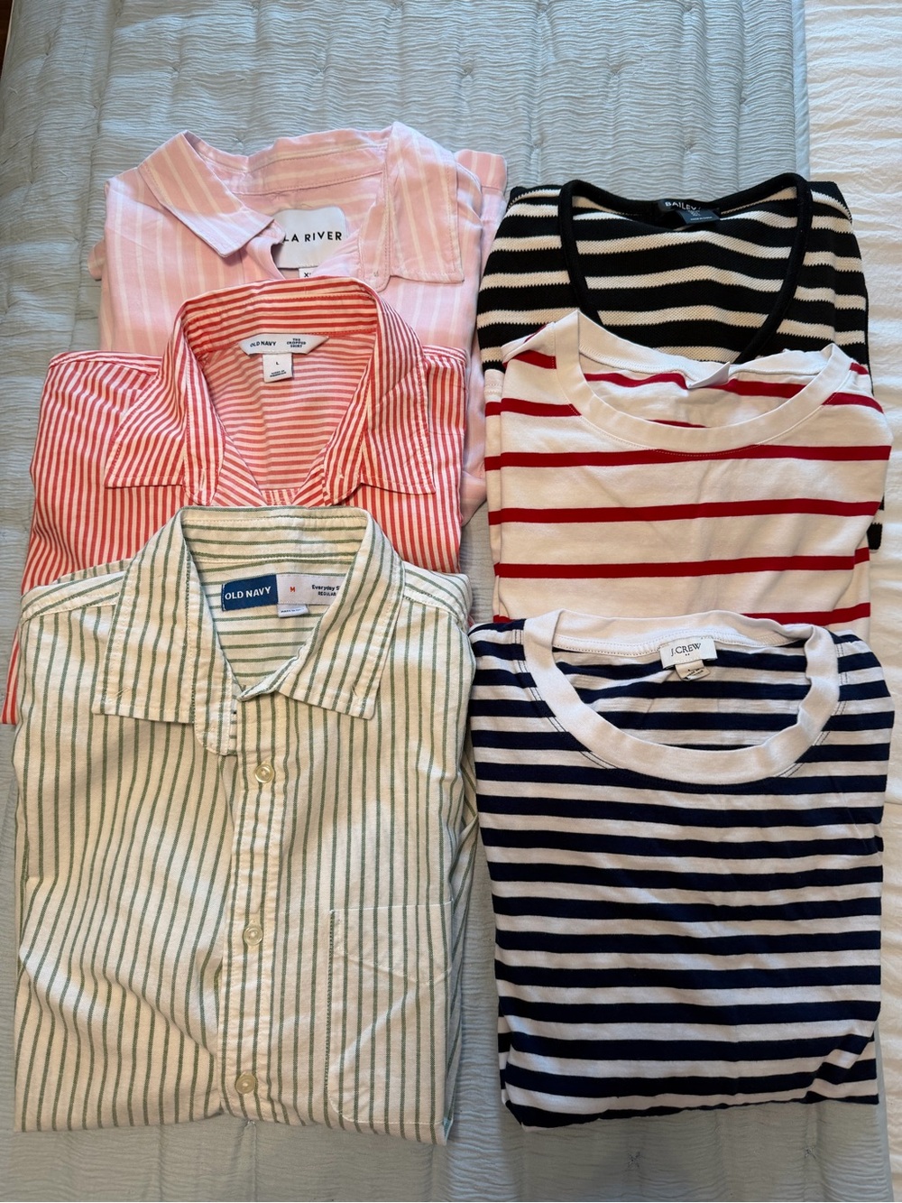 Women’s Striped Shirt Bundle- Size L